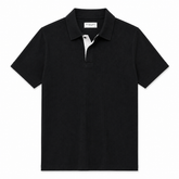 COTTON EAGLE PRESTIGE KNIT POLO SHIRT (GALAXY BLACK)