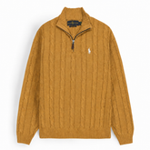 RL Cable Knit Sweater (Camel)