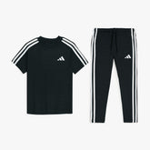 ADDAS PREMIUM KIDS DRI-FIT TRACKSUIT (BLACK)