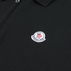 MNCLR Premium Zip Up Polo shirt (Black)