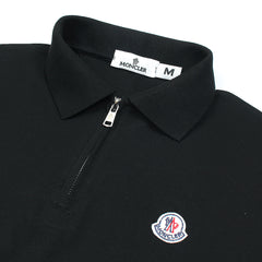 MNCLR Premium Zip Up Polo shirt (Black)
