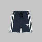 ADDAS PREMIUM KIDS PIPING DRIFIT SHORT (NAVY BLUE)