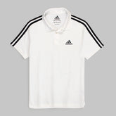 ADDAS Imported Mesh Dri Fit Polo Shirt (Off-White)