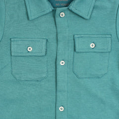 ZR PREMIUM KIDS DOUBLE POCKET TWINSET (TEAL)