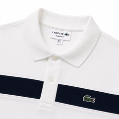 LCSTE TWIN STRIPE POLO SHIRT (WHITE)
