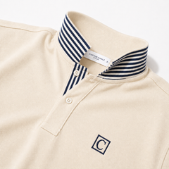 COTTON EAGLE CLASSIC POLO SHIRT (BEIGE)