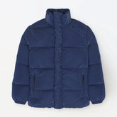 Z.A.R.A IMPORTED FAUX SUEDE INSULATION MEN JACKET (NILE BLUE)
