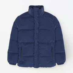 Z.A.R.A IMPORTED FAUX SUEDE INSULATION MEN JACKET (NILE BLUE)