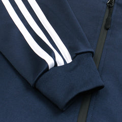 Addas Imported Polyester Fleece Zipper (Navy)
