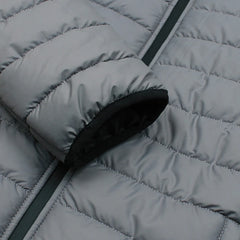 RL Full Sleeves Small Pony Puffer Jacket (Steel Grey)