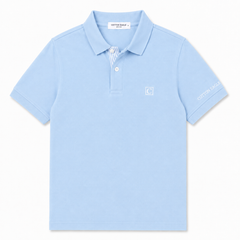 COTTON EAGLE CLASSIC POLO SHIRT (SKY)