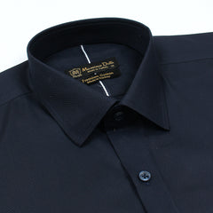 Mussimo Duti Imported Formal Shirt Dobby (Navy Blue)