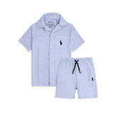 RL PREMIUM KIDS CUBAN COLLAR TWINSET (MAUVE PURPLE)