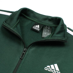 Addas Imported polyester Fleece Tracksuit (Green)