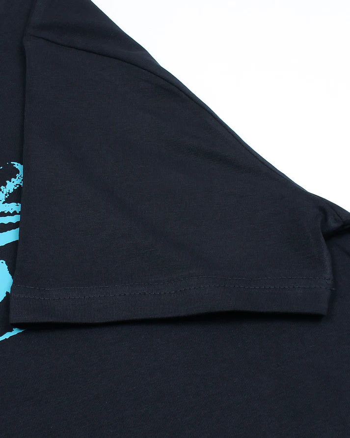 LCSTE CROC IMPORTED MEN'S T-SHIRT (NAVY BLUE)