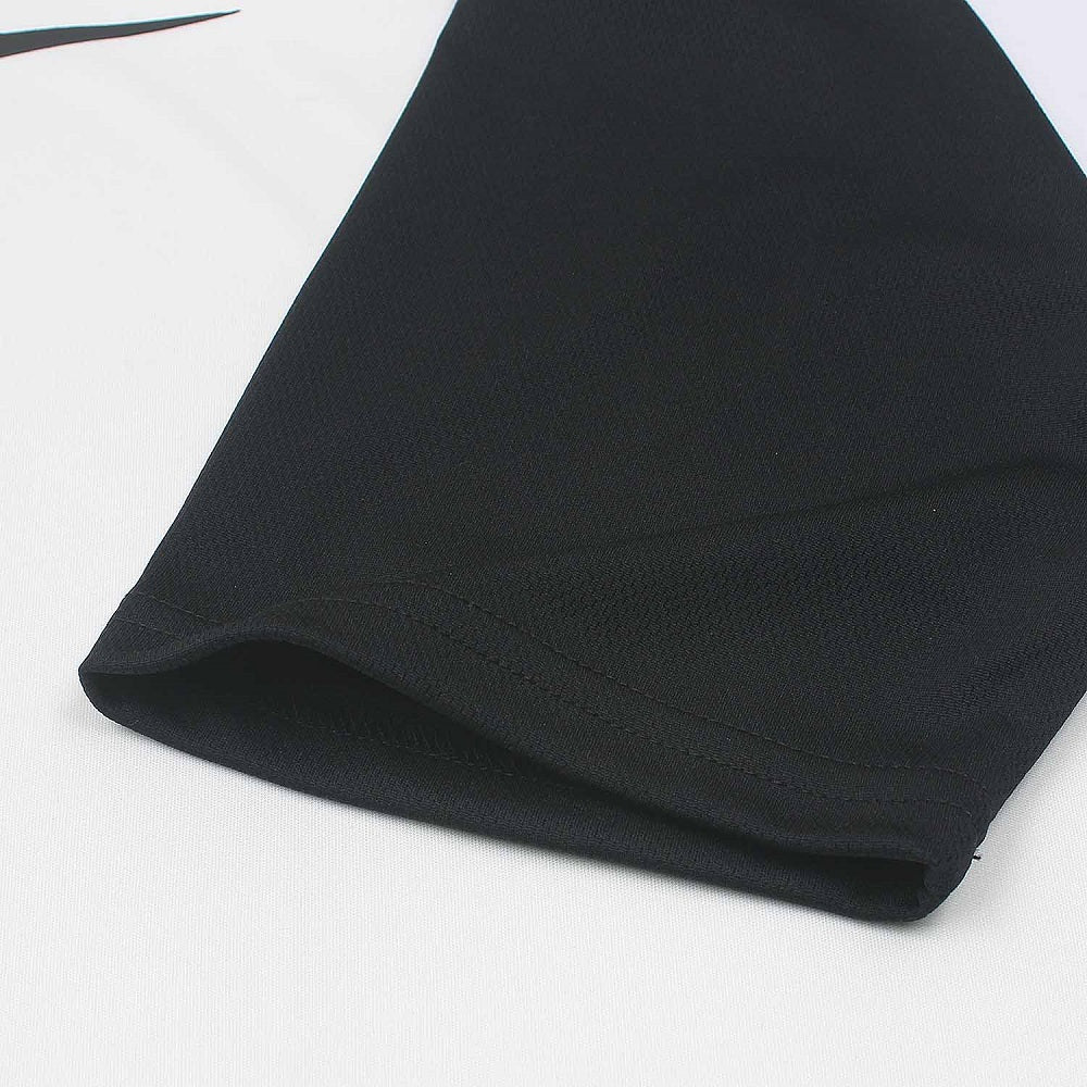 NKE Imported Mesh Shoulder Dri Fit T-Shirt (White & Black)