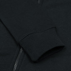 RL12 Premium Small Pony Cotton Fleece Zipper Jacket (Black)