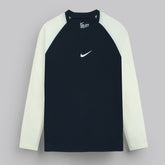 NKE Premium Mesh Shoulder Dri Fit F/S T-Shirt (Navy Blue)