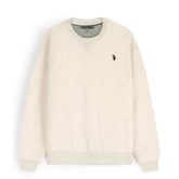 US PLO Original Cotton Fleece Sweatshirt (Off-White)
