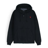 US PLO Original Cotton Fleece Hoddie (Black)
