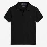 RL SMALL PONY MEN'S JHONY COLLAR POLO SHIRT (BLACK)