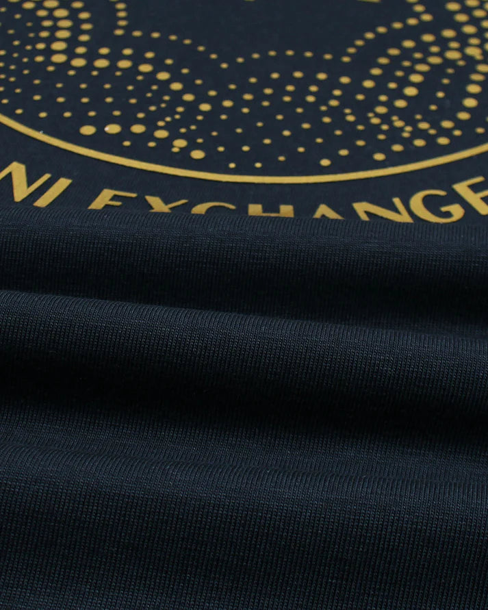 A-X IMPORTED MEN'S GOLD T-SHIRT (NAVY BLUE)
