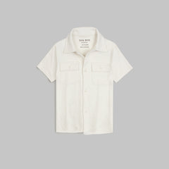 ZR44 PREMIUM KIDS DOUBLE POCKET TWINSET (WHITE)