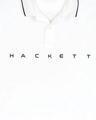 HKT IMPORTED MEN'S TIPPED POLO SHIRT (WHITE)