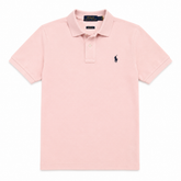 RL SMALL PONY PIQUE COTTON POLO SHIRT (POWDER PINK)