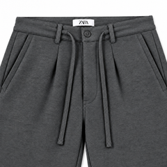 ZR12 PREMIUM INTERLOCK ZIPPER TRACKSUIT (CHARCOAL GREY)