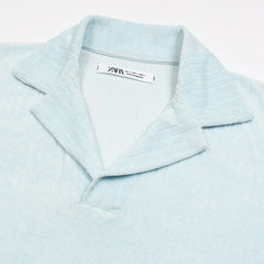 ZR PREMIUM MEN'S COTRISE POLO SHIRT (SKY BLUE)