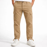 AE SIX POCKET REGULAR FIT CARGO TROUSER (CAMEL)