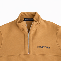 TH HILFIGER PREMIUM MONO TYPE ZIP UP (CAMEL)