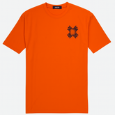 A.M.I.R.I PREMIUM DOWN SHOULDER T-SHIRT (ORANGE)