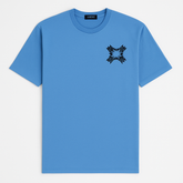 A.M.I.R.I PREMIUM DOWN SHOULDER T-SHIRT (SKY BLUE)