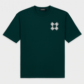 A.M.I.R.I PREMIUM DOWN SHOULDER T-SHIRT (GREEN)