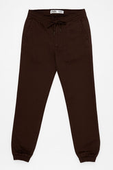 Z.A.R.A Premium Cotton Waist Jogger Trouser (Choclate Brown)