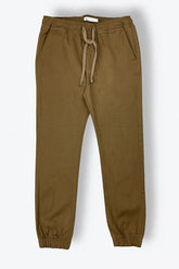 Z.A.R.A Premium Cotton Waist Jogger Trouser (Brown)