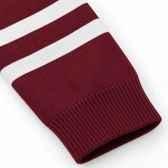 V Neck Striped Sweater