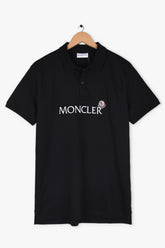 MNCLR Imported Embroidered Logo Polo (Black)