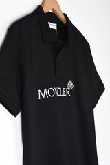 MNCLR Imported Embroidered Logo Polo (Black)