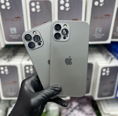 AG Glass-Natural Titanium (iPhone 11-15 pro max)