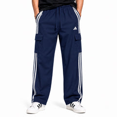 ADDAS IMPORTED FOUR POCKET OVERSIZE TROUSER (NAVY BLUE)