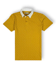 ZR Premium Men's AOP  Polo Shirt  (Yellow)