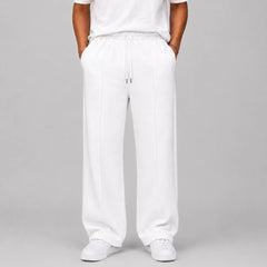 COTTON EAGLE RELAXED FIT UNISEX TROUSER (CLOUD WHITE)