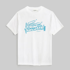 LCSTE CROC IMPORTED MEN'S T-SHIRT (WHITE)
