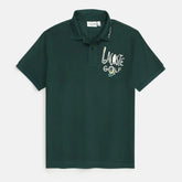 IMPORTED MEN'S LCSTE COLLAR POLO SHIRT (GREEN)