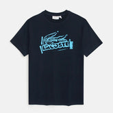 LCSTE CROC IMPORTED MEN'S T-SHIRT (NAVY BLUE)