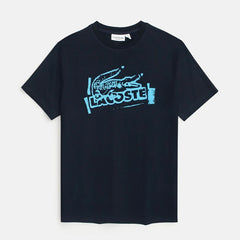 LCSTE CROC IMPORTED MEN'S T-SHIRT (NAVY BLUE)