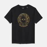 A-X IMPORTED MEN'S GOLD T-SHIRT (BLACK)